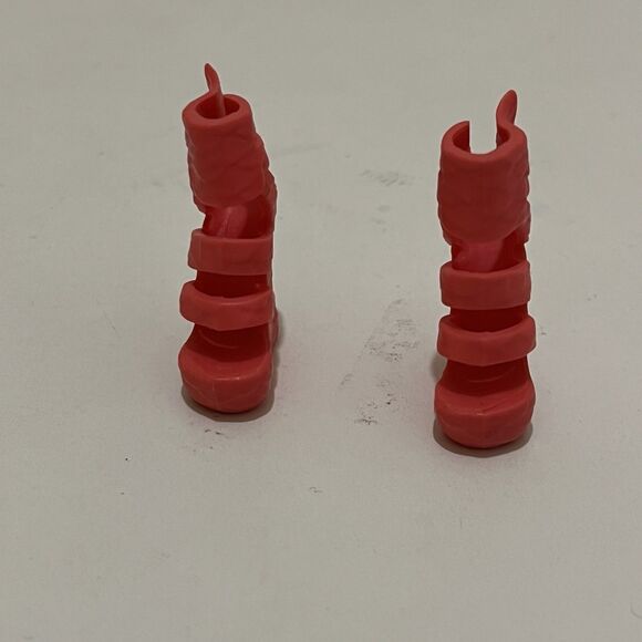 Monster High Ghouls Beast Pet Lagonna Blue Doll Shoes Pink Heel Wedge Fish Scale - Picture 5 of 6